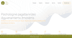 Desktop Screenshot of krizesiveikimas.lt